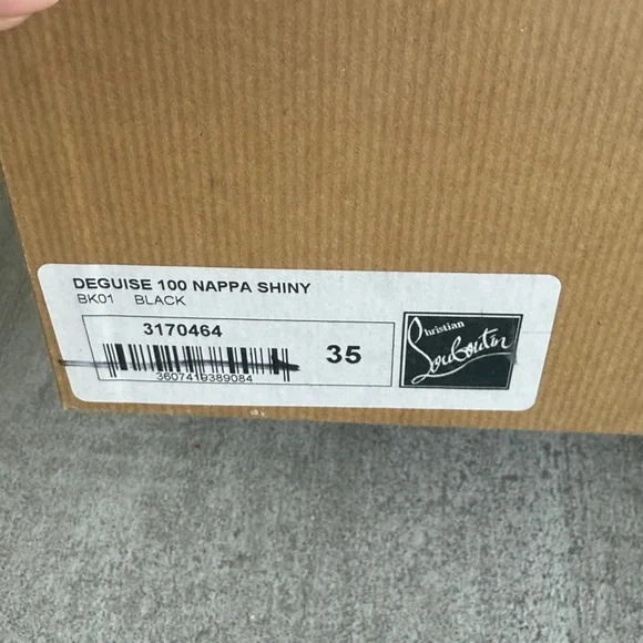 Black Christian Louboutin boots - Deguise 100 Nappa Shiny size 35 - Picture 14 of 15